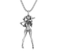 Productos de niñas 925 STERLING SIGLE GUARDIAN ALA CISCADO CISCADO PIEDO ARCHÁNGELO SANTO GABRIEL PALADIN CLETLACIÓN Men y mujeres Joyas de Amuleto Cristiano - Collar de guardia, Collar para niñas,