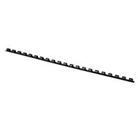 Productos de oficina A4 6 mm (25 hojas) 100 piezas negro/presentación/tipo-21 anillos/especie-espiral/material-plástico/color-negro/formato-A4/tamaño-6 mm