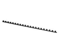 Productos de oficina A4 8 mm (45 hojas) 100 piezas negro/presentación/tipo-21 anillos/especie-espiral/material-plástico/color-negro/formato-A4/tamaño-8 mm