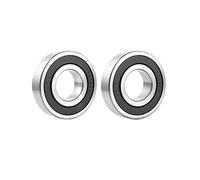 Productos de transmisión potencia 6307-2RZ Rodamientos bolas precisión for motores ranura profunda alta velocidad 35 x 80 21 mm(2Pcs)