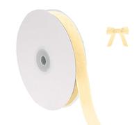 Productos divertidos Cinta de terciopelo navideña para envolver adornos para árboles de Navidad, 5/8 pulgadas de ancho, 10 yardas en total, tela fina para invitaciones de boda (B, 914x1.5cm)