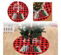 Productos Divertidos Falda Festiva para árbol de Navidad con Hermosos diseños Crear Recuerdos mágicos Esta Temporada. (C, 90)