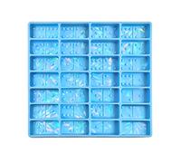 Productos hechos a mano Sombras claras Dominó Molde de silicona Adornos de yeso perfumado Pegamento de gota Molde de resina para decoración Moldes de juego de dominó para fundición de resina