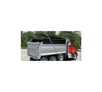 Productos MyTee Tarla de camin de voluntad de vinilo de asfalto negro de 7 'x 21' con bolsillo doble y arandela - lona de volcado impermeable de