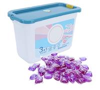 Productos para la Colada: 60PCS 8g Cuentas para la Colada 3 en 1 Cápsulas, Removedor, Fragancia Profunda y Duradera, Adecuada para Fibra Mezclada/sintética (Lavanda)