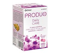 Produo Daily Care - Probióticos y Prebióticos Intestinales, Doble Recubrimiento Protector, 30 Cápsulas