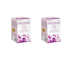 Produo Daily Care - Probióticos y Prebióticos Intestinales, Doble Recubrimiento Protector, 30 Cápsulas (Paquete de 2)