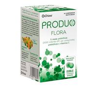 Produo Flora - Probiótico Intestinal, Doble Recubrimiento Protector, Ayuda a la Regeneración de la Flora Intestinal, 30 Comprimidos Masticables