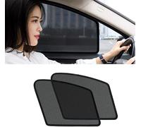 PROEI Coche Parasoles para Audi A1 A3 A4 A6 A8 Q2 Q3 Q5 Q7, Ventanas Laterales Autocebado Magnético Transpirable Calor Protección Parasoles Accesorios,2Front-Window