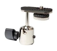 Proel AP114 - Adaptador universal para videocámaras, grabadoras digitales, cámaras de acción y otros dispositivos con tornillo de 1/4", acabado cromado