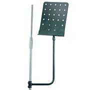 Proel - Atril adicional RSM225 para soporte de micrófono de metal perforado para partituras (compatible con todos los soportes de micrófono)