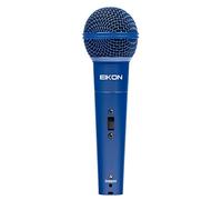 PROEL Eikon DM800BL - Micrófono dinámico para Vocas, Canto y Karaoke, Azul + Cable Cannon XLR 3P Macho a Cannon XLR 3F Hembra 4,5 MT, Negro