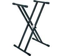 PROEL Soporte Profesional para Teclado de un Tramo con Estructura de Base Doble y Sistema de Ajuste Easy Lock