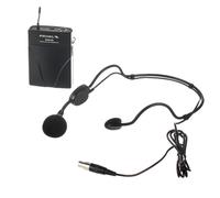 PROEL U24B - Micrófono inalámbrico USB profesional dinámico de arco para voz, canción de karaoke, color negro