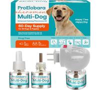 ProElobara Difusor de enchufe de feromonas calmante para perros: difusor de feromonas calmante para perros, reduce el estrés y la ansiedad, difusor de feromonas calmante para perros, suministro de 60