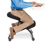 ProErgo - Silla neumática ergonómica para rodillas | Asiento móvil de oficina totalmente ajustable | Mejora la postura para aliviar el dolor de cuello y espalda | Fácil montaje | Uso en el hogar,