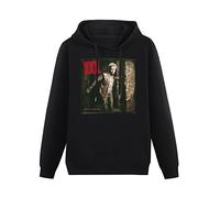 Prof·Slow Billy Idol Devil'S Playground Hoody Unisex Ptinted Hoodies Long Sleeve Men's Hooded with Pocket Black S