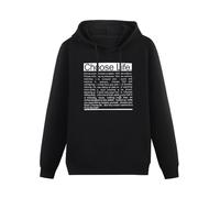 Prof·Slow Choose Life Trainspotting Dimensions Graphite - Sudadera con capucha unisex de manga larga para hombre, con bolsillo, color negro, Negro, L