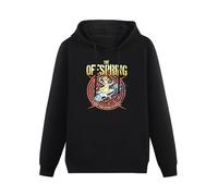 Prof·Slow Offspring Ride The Bomb 2013 Tour Hoody Unisex Ptinted Hoodies Long Sleeve Men's Hooded with Pocket Black XL