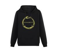 Prof·Slow Primordial Hoody Unisex Ptinted Hoodies Long Sleeve Men's Hooded with Pocket Black M
