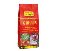 Profagus Grillis Premium Hayas Parrilla Briquetas 10kg Bolsa