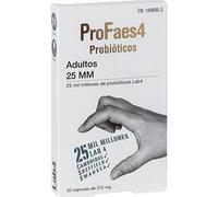 ProFase4 Probiótico Adultos 25 mm (mil millones) 30 Cápsulas - Restaurar el Equilibrio Intestinal
