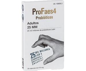 ProFase4 Probiótico Adultos 25 mm (mil millones) 30 Cápsulas - Restaurar el Equilibrio Intestinal