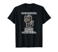 Profe de Lengua Halloween Bruja Divertido Profesora Camiseta