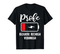 Profe Requiere Recarga Veraniega Camiseta