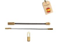 PROFERCA Kit Accesorios Guía Pasacables | Rosca Universal M5 | Guías de 4.5mm | 2 Cabezas Flexibles | 1 Anilla Final
