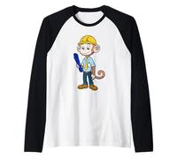 Profesión de Arquitecto Ingeniero Smart Monkey Camiseta Manga Raglan