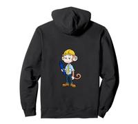 Profesión de Arquitecto Ingeniero Smart Monkey Sudadera con Capucha