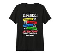 Profesion Divertida Camarera Camiseta Premium