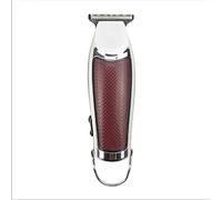 Profesión Hair Clipper Usb Hair Clipper Peluquería Letras Estilismo Recorte Cabeza afeitada Fader eléctrico-Rojo marrón