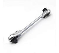 Profesional 1/4 pulgadas 72 dientes de accionamiento trinquete de liberación rápida Mini Drive Hex Allen Llave de torsión para herramientas de reparación, 130 mm, doble cabeza