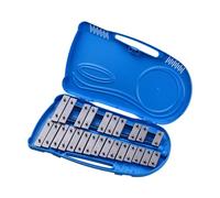 Profesional 25 notas Glockenspiel xilófono percusión instrumento educativo temprano con mazos de caja de plástico