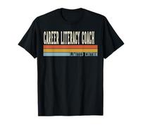 Profesional Alfabetización Coach Semana Retro Vintage Regreso a la Escuela Día Camiseta
