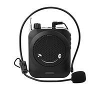 Profesional amplificador de voz Mini altavoz de la voz con gancho for la oreja Micrófono Ayuda FM Radio/One-botones de grabación for el Maestro