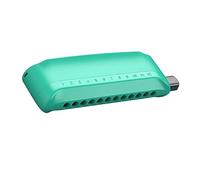 Profesional Armónica Armónica Cromática, Arpa De 12 Agujeros, Placa De Cubierta De Peine ABS, Instrumentos De Armónica De Lengüetas De Latón (Color : 03)