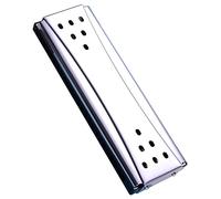 Profesional Armónica Armónica De Doble Cara Plateada De 24 Agujeros, Llave C&G Para Estudiantes Adultos, Instrumento Musical De Armónica