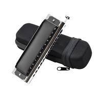 Profesional Armónica Boquilla Redonda De 12 Agujeros Y 48 Tonos, Armónica Cromática C, Arpa Clave, Instrumento De Viento De Madera