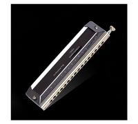 Profesional Armónica Instrumento De Armónica De Peine De Metal Cromático De 16 Hoyos Y 64 Tonos Con Estuche De Regalo Y Paño De Armónica (Color : 02)