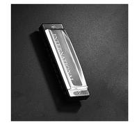 Profesional Armónica Instrumento Musical De Armónica De Tono C De 10 Agujeros De Acero Inoxidable De Latón Con Estuche