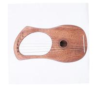 Profesional arpa Arpa De Madera De 7 Cuerdas Madera Maciza De Caoba Renacentista Fácil De Aprender Y Fácil De Llevar.