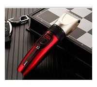 Profesional Barber Hair Clippers,inalámbrico Recortador De Pelo,recargable Kit De Peluquería,eléctrica Recortadora Rojo