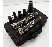 Profesional BB Bakelite Clarinetes Níquel Silver Key Instrumentos Musicales Caso Boquilla Reeds Clarinetes