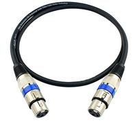 Profesional Cables de cable de parche de audio JSJ de Perfect Match - XLR hembra a XLR hembra Cables de color - Cable de serpiente equilibrado de 6 ' Perfectamente a juego (Size : 1.5m)