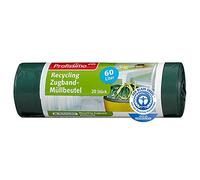 Profesional Cafissimo Bolsas de Basura - 60 litros (20 Unidades) - Extremadamente Resistente. & Líquido Resistente al con cordón