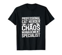 Profesional Cat Herder Chaos Management Specialist Cat Cat Camiseta