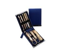 Profesional Cortaúñas Conjunto de 9 piezas de acero de alto carbono Clippers de uñas Conjunto de manicura portátil Conjunto Decoración de la decoración Cuidado del pie Belleza Set Cuidado de uñas con